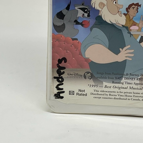 Walt Disney VHS Lot Pocahontas and Pocahontas II Journey to a New World - Picture 9 of 13